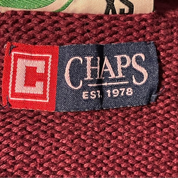 Repaved Burgundy Cropped Sweater Ribbed Knit Long Sleeve Streetwear Y2K Large - Picture 8 of 12